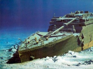 Titanic on the Ocean Floor