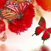 Vibrant-Rose-Petal-Butterflies-123rf